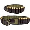 Ra sport Cartuccera Cintura Cal 12 da Caccia Cordura e Pelle Cartucciera Regolabile 24 Celle