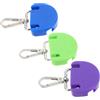 Abaodam 3 Pezzi Fermaglio per Equipaggiamento Kayak con Moschettone, Clip per Corda Elastica in Plastica, Fissaggio Rapido per Deck Equipment e Borsa, per attività Acquatiche, Canoa
