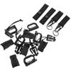Alasum Kit Accessori Tattici per Zaino da Campeggio Nero in Nylon Clip Porta Tubo di Idratazione e Gestione Efficiente Dell'attrezzatura per attività Outdoor