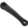 HEANUJJ Braccio Pedivella Bici a Foro Quadro 150mm in Lega di Alluminio | Ricambio Sinistro, Nero, 152mm Interasse, per Guarnitura e Mountain Bike