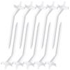 TOPINCN Tee da Curvi Set in Plastica Leggera e Resistente per L'allenamento Pratica 10 Pezzi Bianchi 3,5 X 0,6 Pollici Accessori