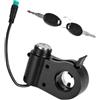 Generic Blocco di accensione con 2 chiavi scooter elettrico bici acceleratore a pollice acceleratore interruttore a 5 pin serratura a chiave for Ku-kirin G2 Pro G2 Max(Black-1Pc)