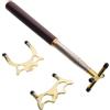 YARNOW Supporto Staccabile Biliardo con Telescopico Stecca da Testa | Set, Legno e Metallo, Forchetta Bassa e Alta Incluse, Uso su Tavolo e Competizioni
