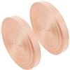 Toyvian 2 Pezzi Fascia Elastica per Scarpe da Balletto Khaki in Polipropilene 2.0cm Supporto Elastico per Scarpe per Allenamenti Base e Prove Prolungate