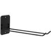 Tofficu Supporto Pagaia Kayak da Parete in Ferro Nero, Rack | Installazione Facile, Profilo Basso, Finitura Antiruggine, per Barche e Kayak, Accessorio Compatto
