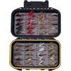 JECOMPRIS 40 Pezzi Esche da Pesca Bionic Lures, Ganci da per Fly Fishing | Set Multistile, Abs Metallo e Piume, Colori Vividi e Aspetto Realistico, per Acqua Fresca e Salata