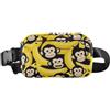 JUNZAN marsupio resistente dello strappo di sport dei durevoli per camminare | Robusta chiusura a cerniera da viaggio borsa da viaggio viaggio vacanza viaggio giocoso scimmia banana