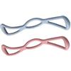 OHPHCALL 2 Pezzi Banda Elastica Yoga 8 a Forma di 8 in Tpe Leggera e Portatile per Esercizi a Casa e Sport All'aperto per Stretching Spalle e Apertura Torace