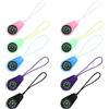 RUNROTOO 10 Pezzi Bussola Tascabile in Plastica Lanyard, Portatile | Escursioni e Uso in Classe, Quadrante Facile da Leggere, Segni Multifunzione, Pensata