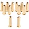 KHBUAB 12 Pezzi Inserto Freccia in Ottone 38 Grain per Asta ID 0.244 6 | Connettore Peso Oro, Dimensioni 2, 20x0, 70x0, 70cm, per Pratica e Caccia