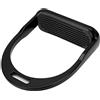 Generic Staffa in Alluminio Staffe Larghe per Equitazione di Sicurezza per Bambini e Bambini Design Antiscivolo Durevole (Black)