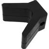 SAFIGLE Boat Trailer Roller, Rubber Trailer Stop, Blocco Superiore di Prua Nero a V per rimorchio Barca, per Yacht e Kayak, Supporto 2 Pollici