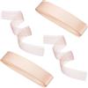 Toddmomy 4 Pezzi Nastri per Scarpette da Ballo, Nastri da Balletto, Elastici per Scarpette da Punta Rosa, Elastico e Raso, Look Invisibile, per Ballerina, Teatri e Studi