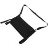 WATIIFUFU Borsa Porta Tappetino Yoga in Canvas Nero con Tracolla Regolabile | Tasca con Chiusura e Sacca Interna, Formato Crossbody Leggero e Portatile, per Palestra e Studio Pilates