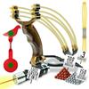 Slinkyes Kit Completo | Elastico Rinforzato| Professionale da tiro adulti | Professionale da Caccia | Professionale di Precisione | Gioco all'aperto tiro a Segno| Da pesca | Elastico professionale
