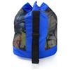 Jinhxofs Borsa Porta Palloni a Rete Traspirante Sacca Grande Capacità per Allenamento, Array, Blu, S