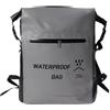 TISHITA Zaino Impermeabile da Trekking Stagno da Viaggio da Rafting PVC 500D con Chiusura Arrotolabile E Capacità Organizzata Adatto Attività Outdoor, Array, Grigio, 25L