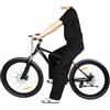 MIKIYUEER Mountain bike premium da 26 pollici, bicicletta donna per uomo, Doppio freno a disco, e meccanismo di trasmissione a 21 marce, Altezza adatta1,65-1,80 m, Capacità di carico 150 kg, colore nero