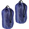 Artibetter 2 Pezzi Sacco Coulisse per Abbigliamento da Viaggio Oxford 600d Resistente All'usura e All'umidità, Organizer per Vestiti per Campeggio e Casa