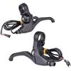 Generic Tamburo Freno Bici Leva Freno Bici Sensore Freno Bicicletta Leva Freno a Disco MTB Leva in Lega di Alluminio Manubrio Coppia Biciclette Tamburo Freno Posteriore