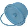 OUNONA Vaso da Notte e Facile da Pulire Leggero in Plastica Blu Portatile Orinatoio da Viaggio Stabile e Sicuro per Campeggio per Anziani e Adulti