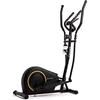 ZIPRO Cyclette Ellittica BURN GOLD, cyclette cross-trainer, con monitor LCD, resistenza magnetica regolabile, Sensore di pulsazioni, 120kg, Nero