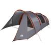 RJPLMFV Tenda 5-Persone Grigio e Arancione 805 x 405 x 211 cm