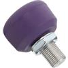 Alipis Freno Anteriore per Pattini Quad, Tappo Freno per Pattini Rotelle, Gomma e Metallo, Regolabile, Filetto 15,5mm, Stelo 27mm, per Quad e Inline Skates, Pista e Allenamento