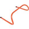 Xgdsnly Ostacoli Curvi Flessibili Ostacoli da velocità Alta visibilità Ostacolino per Calcio, Arancione, 15 Cm