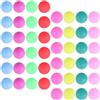 HEANUJJ 50 Pezzi Palline da Ping Pong Colorate Pp 40mm, Palline da Competizione e Allenamento, per Decorazioni Festa e Giochi per Gatti Colore Casuale
