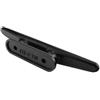 VINTORKY Galloccia per Ormeggio e Fissaggio Corde Nero in Nylon Base Aperta 98mm per Barca e Forma a Corno, Accessorio Multifunzione per Dock e Garage