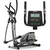 ZIPRO Cyclette Ellittica HULK, cyclette cross-trainer, con monitor LCD, resistenza magnetica regolabile, Sensore di pulsazioni, 150kg