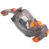 Aumotop Occhialini da Snorkeling Integrali con Tecnologia Antiappannamento Vista Panoramica a 180 Gradi per L'esplorazione Subacquea Grigio Arancione