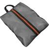 BIUDECO Borsa per Scarpe da Viaggio in Nylon Nero, Pieghevole e Leggera | Formato Grande, Chiusura Zip, per Fitness e Business, Sacchetto Porta Scarpe per Valigia