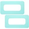 Generico Connettore per Fin Box Tavola Surf 9 Pollici 2 Pezzi PVC