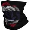 Generic Fascia Roses Thailand Thai Flag Lavabile Copricapo Morbido Maschera per Ciclismo Equitazione Halloween 2 Pezzi