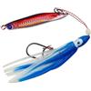 Tufgo 40g Slow Pitch Jig 7,5 centimetri Esca di acqua salata | Corpo luminoso, attrazione in acque profonde, pesca notturna, bersaglio calamari, scioperi aggressivi