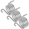Alasum 3 Pezzi Molla di Ritorno Pedale Freno per Golf Cart Molla Freno Pedale Golf Cart Metallo Argento Controllo Preciso Elettrico