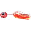 Tufgo Amo da pesca luminoso in acciaio da 60 g per pesca in acque profonde | Testa luminosa, peso 20 g, gonna in silicone, pesca notturna, fiumi e laghi