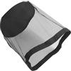 KICHOUSE Borsa Rete Coulisse, Sacca Rete per Attrezzatura Sportiva, Mesh Fabric, Nero, Grande Capacità, Traspirante, per Pallavolo e Baseball, Palestra e Outdoor