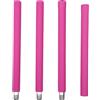 IDEANATEGRATE Bastone Yoga Telescopico 152cm in Acciaio Inox, Rosa | Struttura a 4 Sezioni, Design ad Arco, per Allenamento a Casa e Palestra