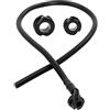 DONGKER 3Pcs 1/4 '3/16 Peep Sight 3/16' Tiro con L'Arco Tubo in Silicone Peep Sight, Caccia Arco Sight Peep per Tiro con L'Arco Arco Compound Accessori
