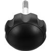 LIFKOME Manopola di Regolazione per Cyclette, Acciaio Inossidabile Nero, Facile allentamento, per Exercise Bike e Elliptical Machines
