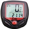 generic Contachilometri per bicicletta, impermeabile, con retroilluminazione LCD, multifunzione, 1 pezzo, comodo e pratico design alla moda