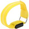 Baxnore Bracciale LED da Corsa per Esterni, Regolabile, Lampeggiante, Ciclismo, Braccialetto Luminoso (Gialla)