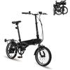 Flebi Bicicletta elettrica pieghevole 16 Supra 4.0 Xlite, autonomia 40 km, batteria 7,8 Ah, e-bike urbana unisex, bicicletta elettrica per adulti, compatta e leggera