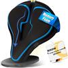 RIXOW Coprisella Bici Gel Grande, Copri Sella Bici Imbottito con Strisce Riflettenti, Coprisedile per Uomo e Donna, 28X25CM Coprisella per City Bike, E-Bike, Spinning