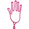 KQFCAZRE Supporto Mano Stendiguanti Golf Guanto Tieniguanto Asciugatore Guanti Rigido Struttura Aperta Che La Deumidificazione Adatto a Golfisti Borse E Carrelli da Golf, Rosa