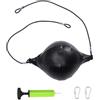 SHINEOFI Nera Palla da Boxe Guanti Elastica, per Allenamento Agilità | Setup Rapido Ganci, Accessori Inclusi Gonfiatore, Ago, Ganci, per Palestra e Casa