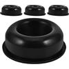 jojofuny Accessori per Sacco da Boxe Facile da Usare 4 Pezzi Nero in Plastico Tappi Ingresso Acqua e Design Versatile per Base Stabile e Allenamento Combattimento